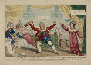 A Scene from Don Giovanni by British School