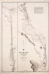 Chart of the Suez Canal