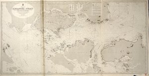 China Sea Singapore Strait by Staff Commander JW Reed Navg Lieuts TH Tizard... Assisted by the Officers of HMS Rifleman 1865-69 by British School