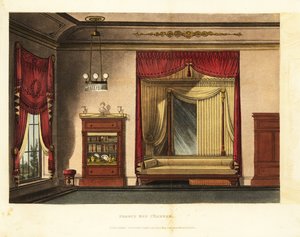 Design for a French bed chamber by British School