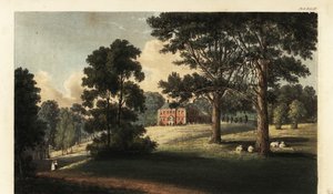 East Cowes Castle, Isle of Wight, the seat of architect John Nash by British School