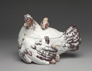 Hen and Chicks Tureen, Chelsea Porcelain Factory, c.1755