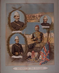 Heroes of the Soudan 1885 by British School