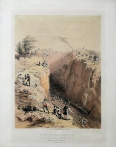 Rock cutting at Bishopton on the Glasgow