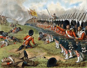 The advance of the 93rd Sutherland Highlanders at the Battle of the Alma 1854 - in 
