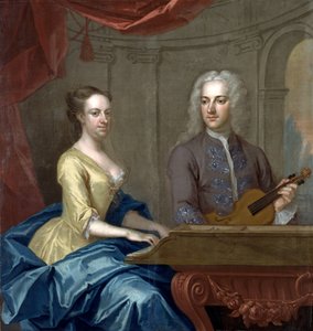 Thomas Powell and His Wife Mary by British School