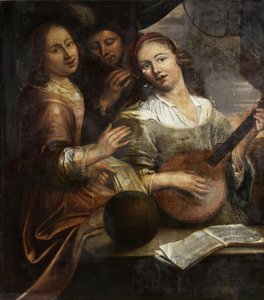 Three Musicians, c.1700 by British School