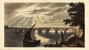 Vauxhall Bridge on the River Thames by British School