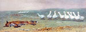 A Game of Fox and Geese, 1868