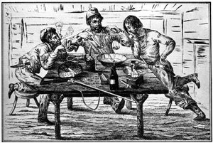 Miners Weighing Their Gold, 19th Century, 1937