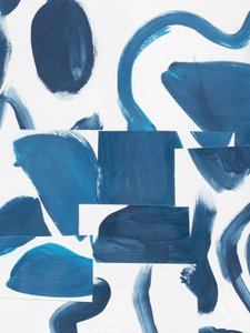 Abstract Blue Shapes