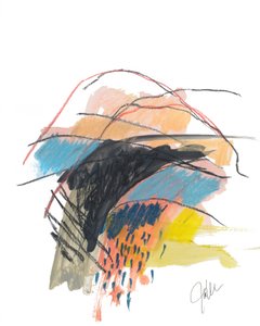 Energetic Color Strokes