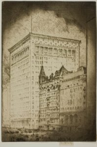 Chicago - 1880 - 1910 by Bror Julius Olsson Nordfeldt