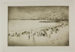 Chicago - The Beach, Jackson Park by Bror Julius Olsson Nordfeldt