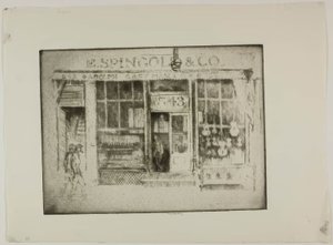 Chicago - The Pawnbroker by Bror Julius Olsson Nordfeldt