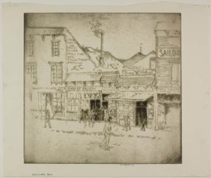 Forecastle Bar by Bror Julius Olsson Nordfeldt