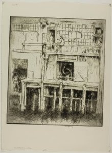 Portland, Ore. - The Little Shop on Piles by Bror Julius Olsson Nordfeldt