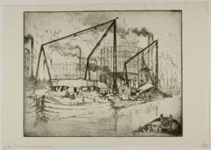 The Illinois & Michigan Canal by Bror Julius Olsson Nordfeldt