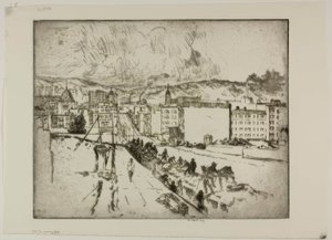 The Incoming Fog by Bror Julius Olsson Nordfeldt