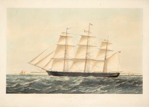 The Celebrated Iron Clipper Ship Chile 767 Tons Register, Belonging to Messrs Seymour Peacock & Co of London