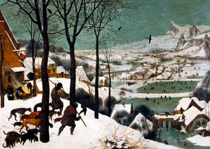 Hunters in the Snow