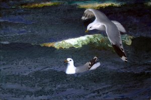 Gulls by Bruno Andreas Liljefors