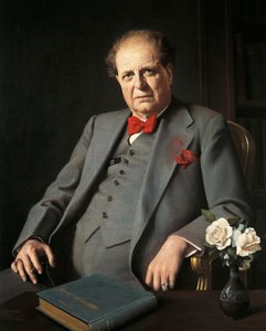 Portrait of Pietro Mascagni by Bruno Croatto