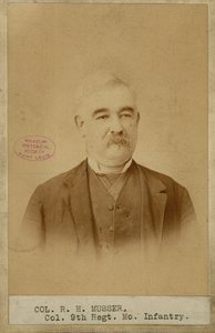 Richard H. Musser, Colonel, 9th Missouri Infantry (Confederate) by Brunswick J. Sharer