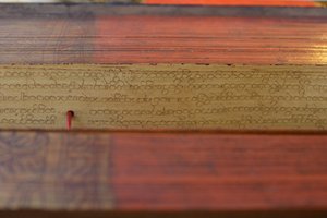 Burmese Palm Leaf Manuscript