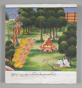 Scenes from the Life of Buddha (parchment)