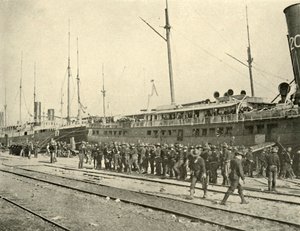 13th Infantry after Drill, Spanish-American War, June 1898