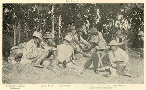 Conference After Rough Riders Battle, Spanish-American War, June 1898