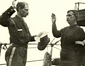 Lieutenant Lewis Reenlisting Thomas Dixon, Spanish-American War, 19 June 1898, 1899
