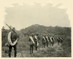 On the Way from Battlefield of 1st and 10th to Rough Riders Scene of Conflict, over the Mountains