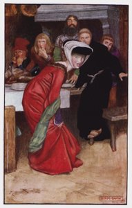 Illustration for The Cloister and The Hearth by Charles Reade by Byam (after) Shaw
