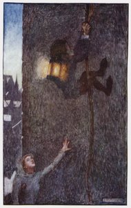 Illustration for The Cloister and The Hearth by Charles Reade by Byam (after) Shaw