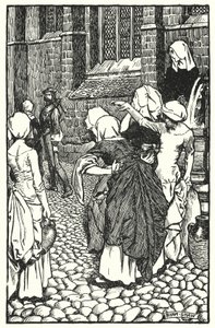Illustration for The Cloister and The Hearth by Charles Reade by Byam (after) Shaw