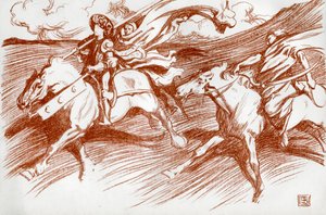 The Knight and His Companions, 1898