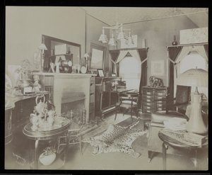 A Sitting Room in the Home of the Playwright Henry Martyn Blossom by Byron Company