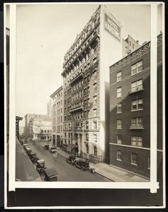 Hotel Harding at 55th Street and Broadway, New York, 1921