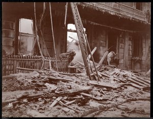 Ruins of the Delavan House hotel, Albany, New York, 1894
