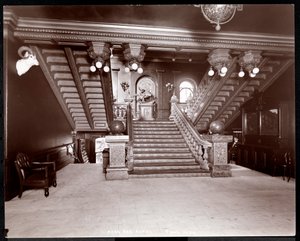 Stairway at the Park Avenue Hotel, 1901 or 1902 by Byron Company