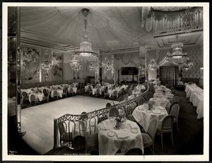 The Iridium Room at the Hotel St. Regis, 1937 by Byron Company