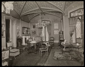 The Drawing Room of the Helen Gould Estate (Late Jay Gould Residence) at Tarrytown, New York