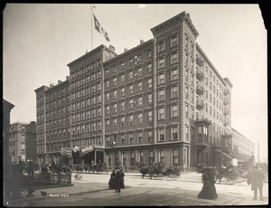Windsor Hotel at 5th Avenue from 46th to 47th Streets, New York by Byron Company