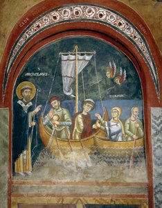Apparition of Saint Nicholas to Shipwrecked Travelers (detail)