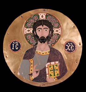 Byzantine art: Christ Pantocrator (Christ in Glory) by Byzantine