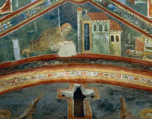 Saint Eldrad Returns from Santiago de Compostela (detail)
