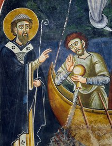 Saint Nicholas saving pilgrims from shipwreck (detail)