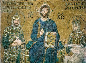 The Zoe Mosaic, Hagia Sophia, Istanbul by Byzantine